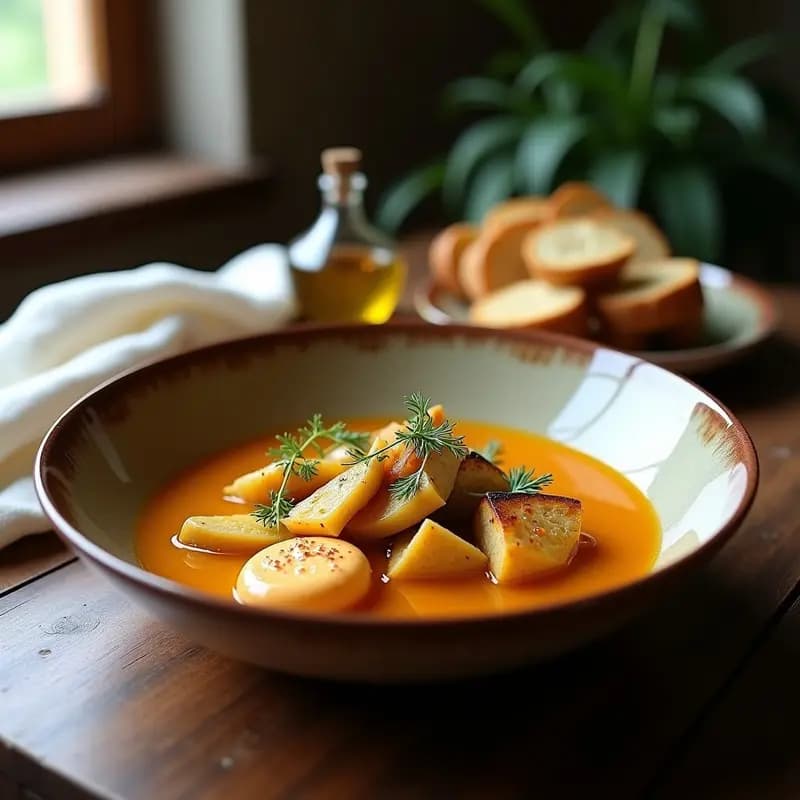 Bouillabaisse Marsellesa con Pescados de Roca y Azafrán: Receta Francesa de Lujo en Casa