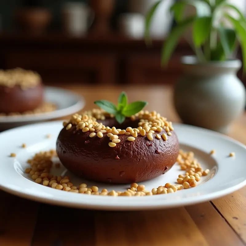 Boule de Nuez y Cacao: Pan Francés Sin Gluten con Semillas de Lino y Chía