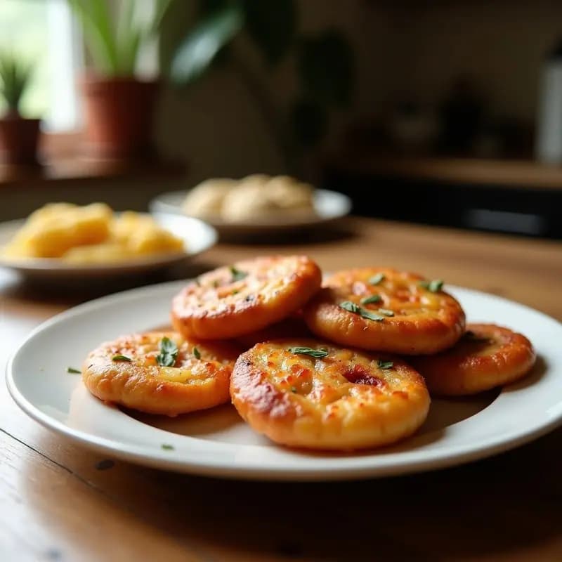Boule de Pan de Maíz Morado: Receta Francesa Vegana y Sin Gluten en Airfryer
