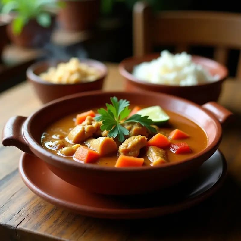 Boule de Soupe Africana de Cacahuete y Pollo: Receta de Senegal en Olla Exprés