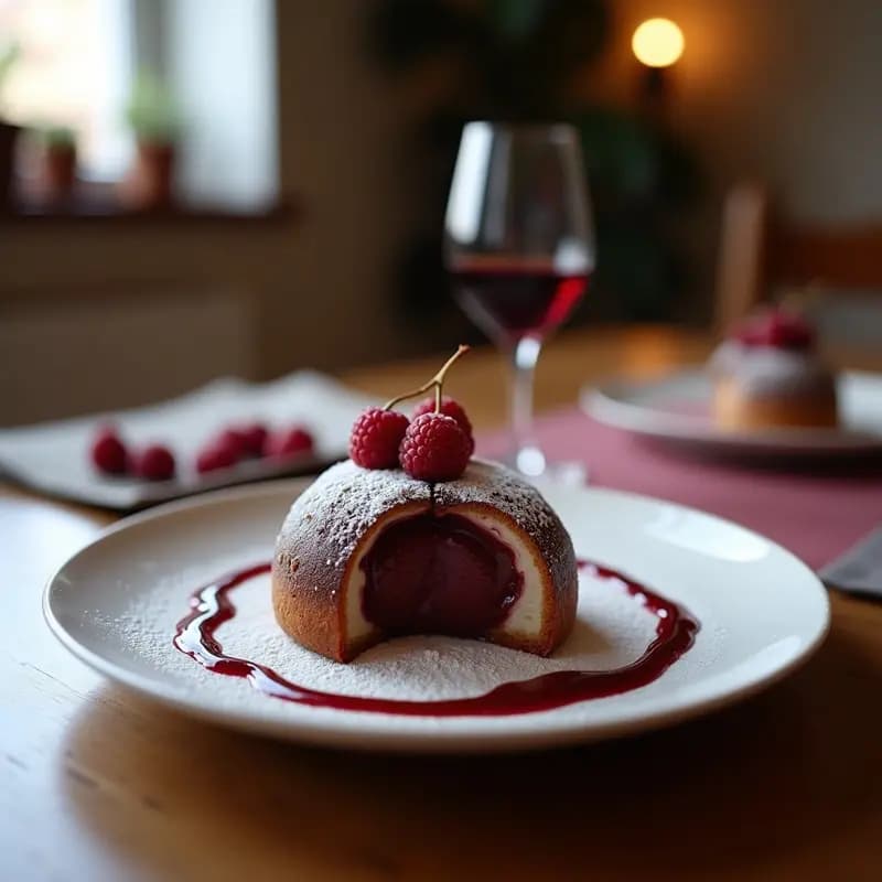 Boule de Suie: Helado de Vino Tinto y Chocolate Negro Francés