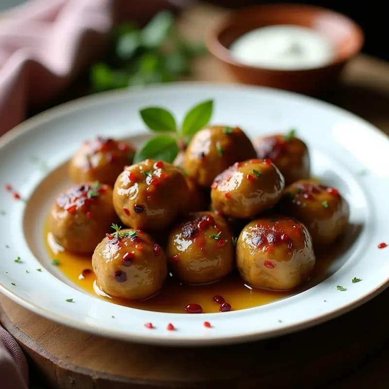 Boulettes de Berberis y Carne de Cordero: Receta Persa Tradicional al Horno