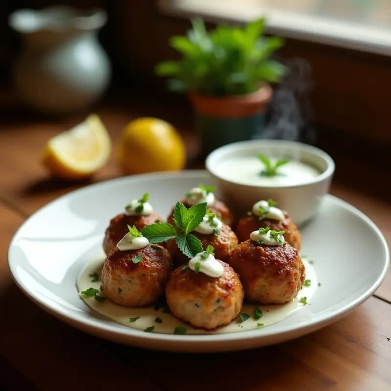 Boulettes de Cordero y Hierbabuena: Receta Marroquí en Sartén