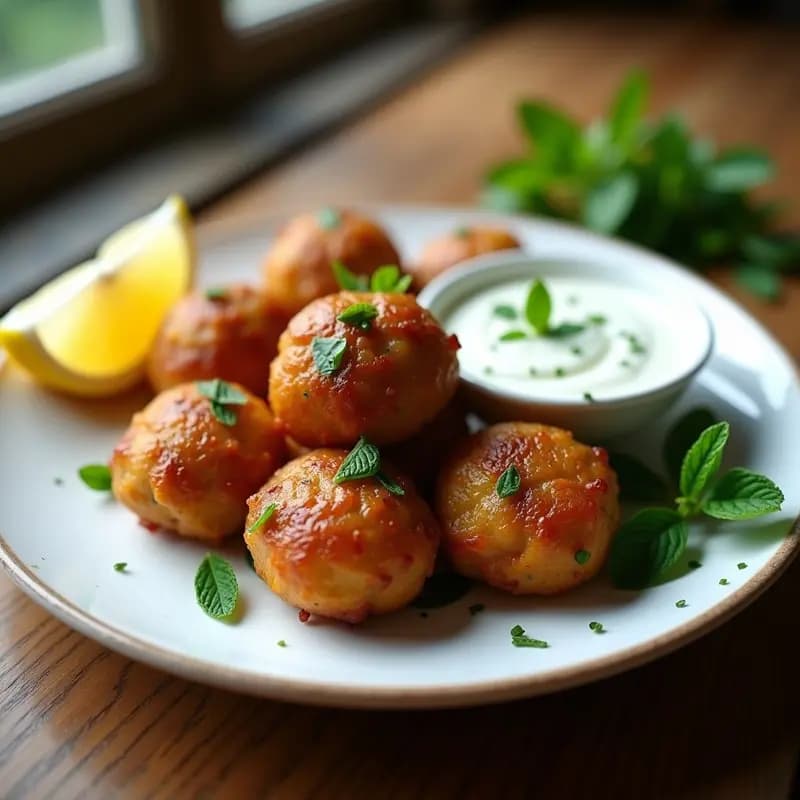 Boulettes de Cordero con Menta y Yogur Griego: Receta Francesa en Airfryer y Sin Gluten