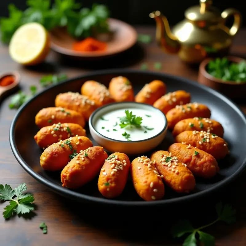 Boulettes Marroquíes de Garbanzos y Calabaza: Albóndigas Veganas al Horno