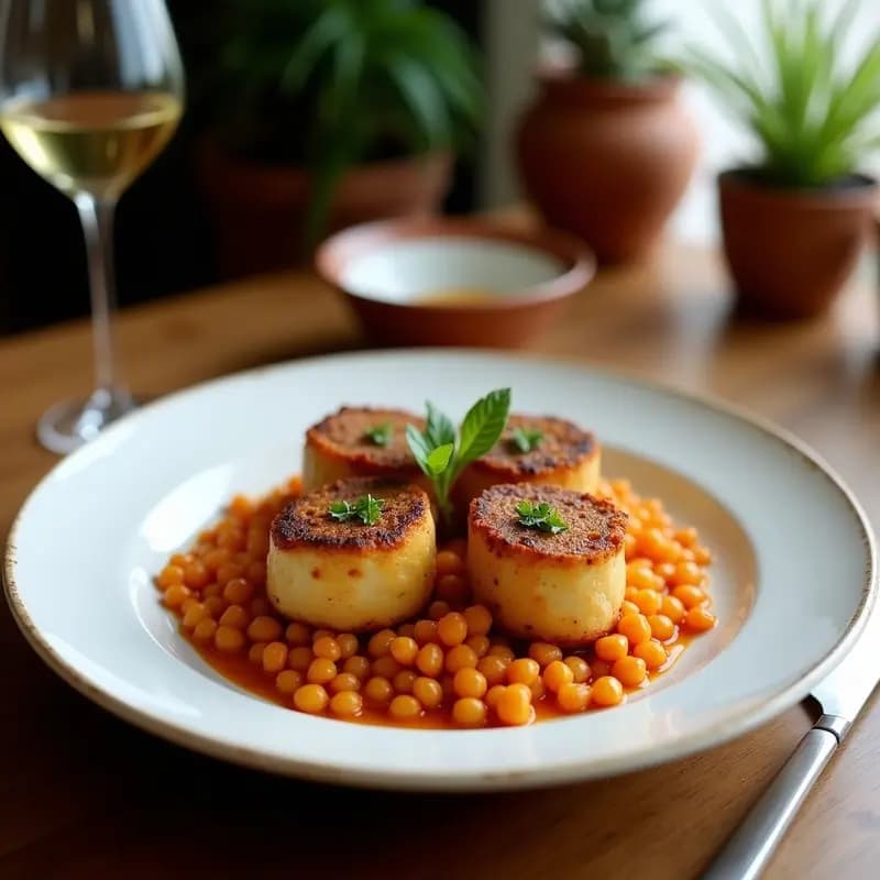 Boulettes marinera de garbanzos y sardinas: Receta argelina de antibes fácil