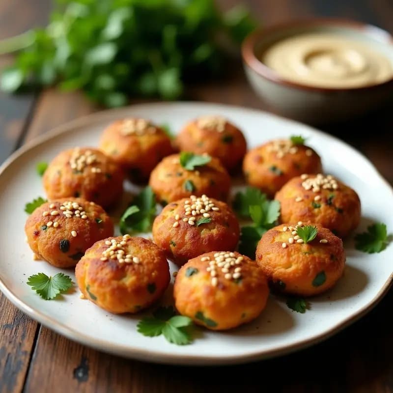 Boulettes Algerinas de Mercimek Köfte con Hierbas Frescas: Albóndigas de Lentejas Rojas en 15 Minutos