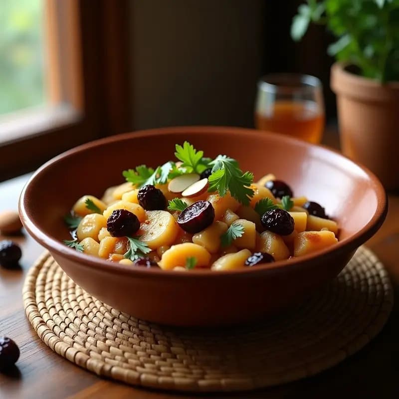 Boulgour con Cordero y Ciruelas Secas: Receta Marroquí de una Olla con Toque Dulce