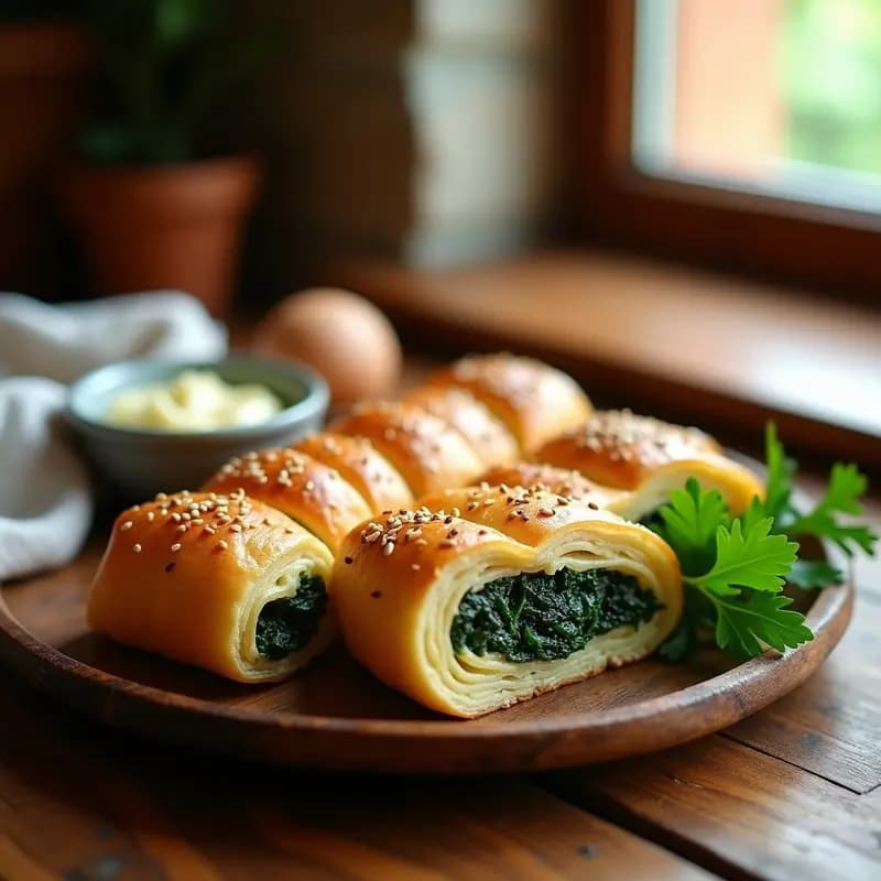 Bourek de Espinacas y Feta: Hojaldre Tunecino Relleno en 20 Minutos