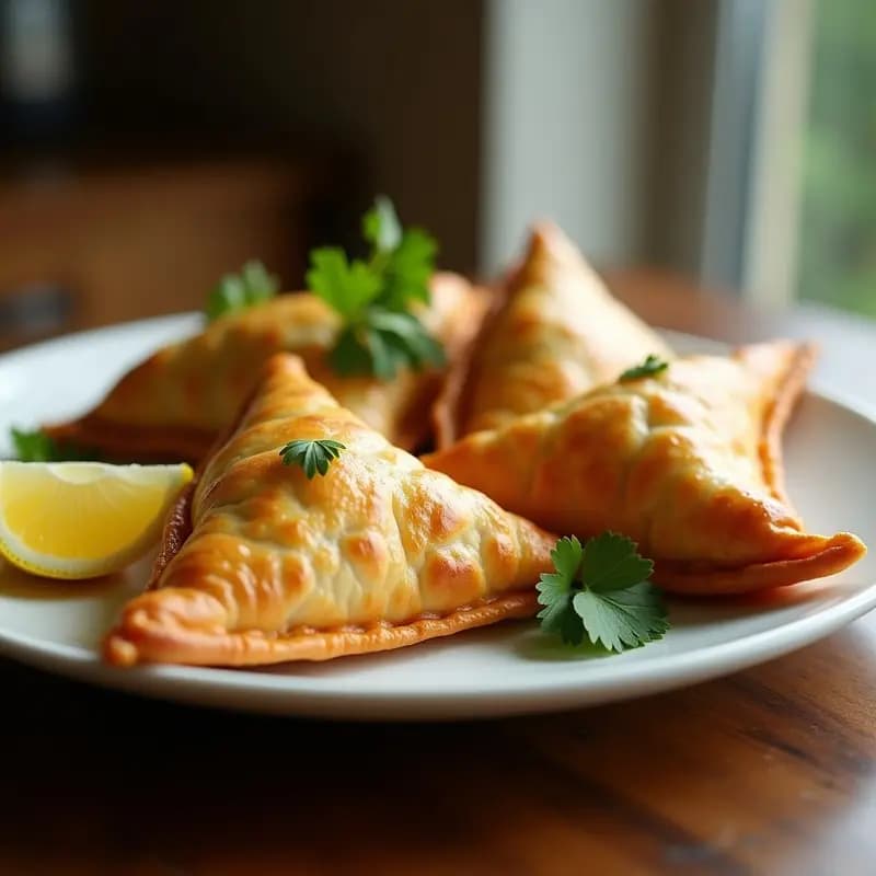 Bourek de Pollo y Queso Halloumi: Empanadas Argelinas Crujientes en Airfryer