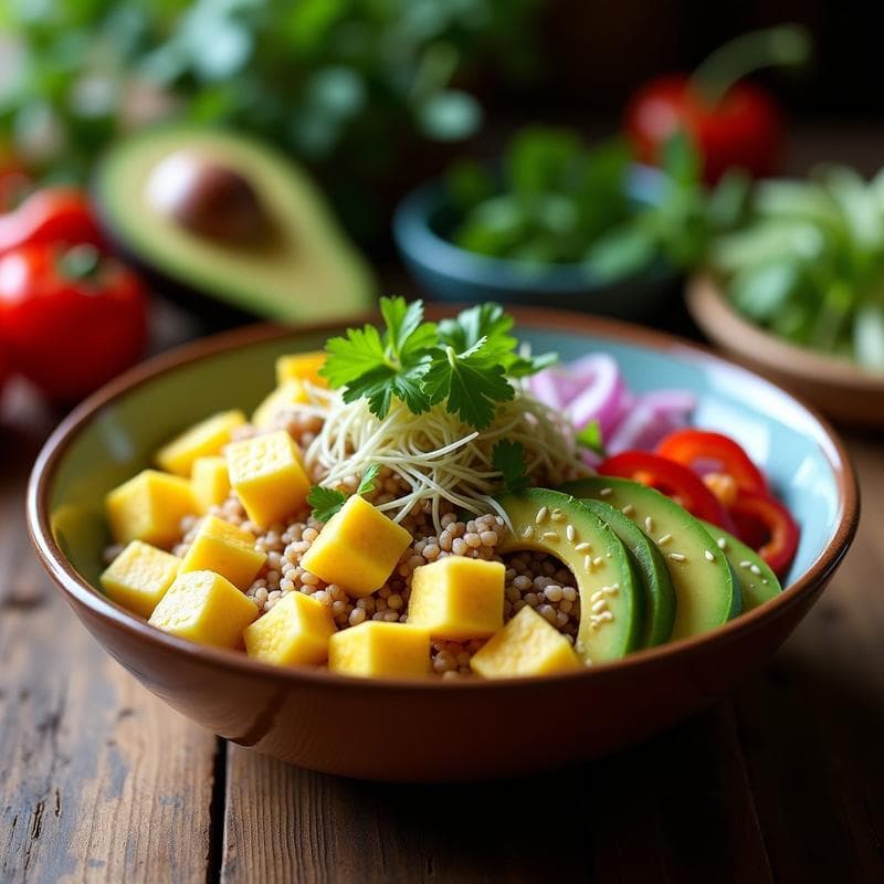 Bowl de Amaranto con Leche de Tigre y aguacate: Receta Peruana Alta en Omega-3