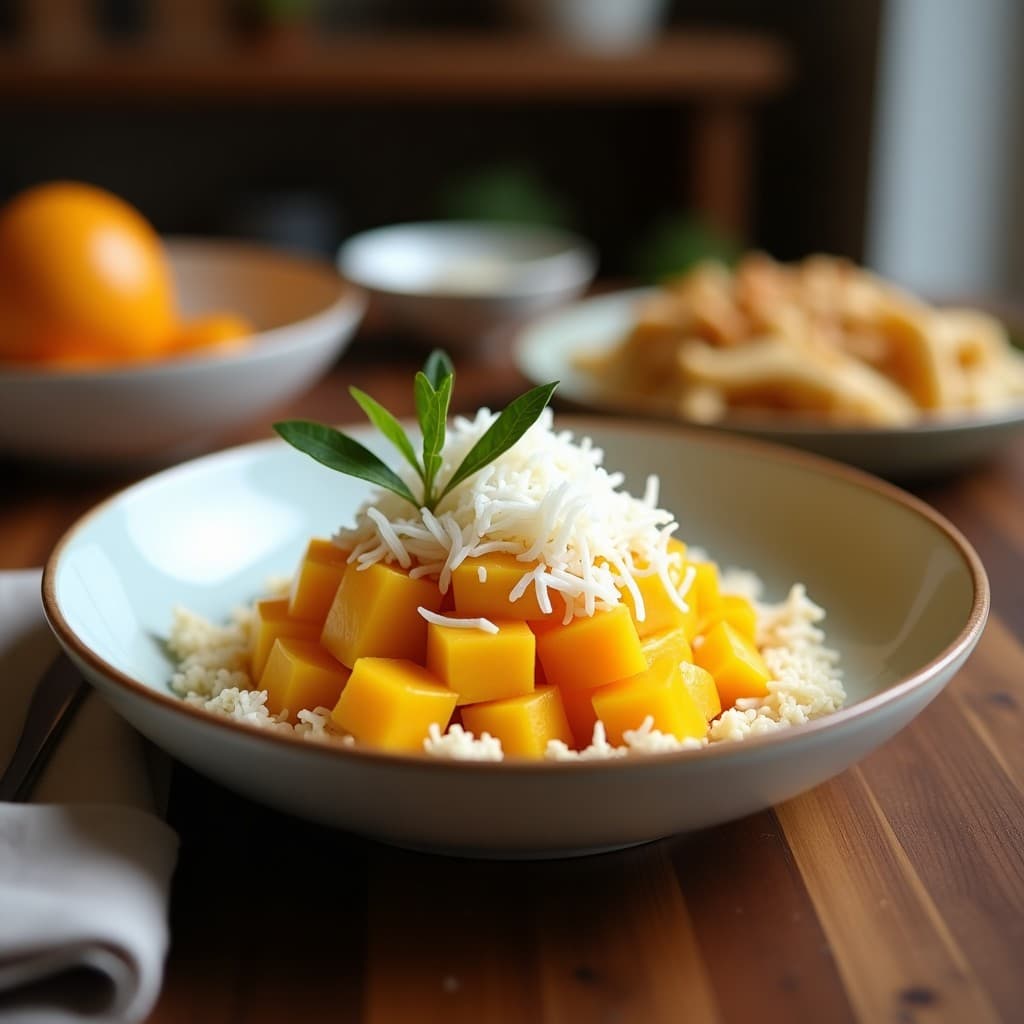 Bowl de Amaranto con konkurs de Mango y Coco Rallado: Desayuno Mexicano Sin Lácteos