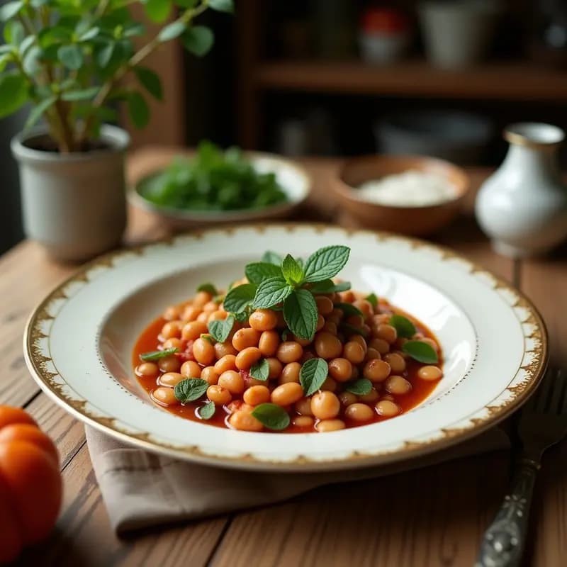 Bowl de Amaranto con Pochas y Aderezo de Hierbabuena: Desayuno Iraní Sin Gluten