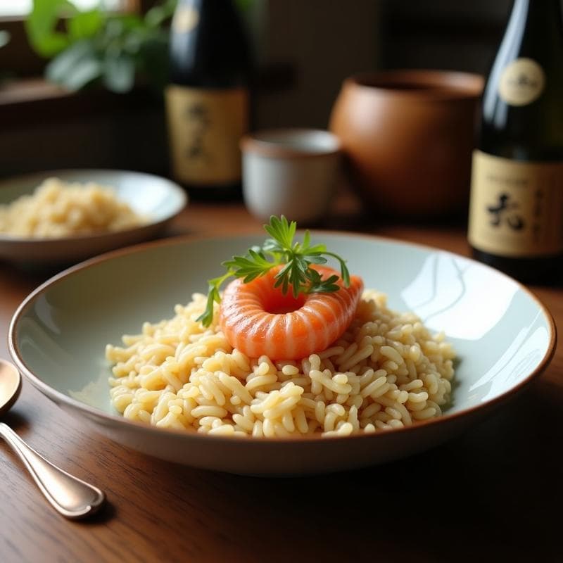 Bowl de Arroz salvaje con Salmón Marinado en Sake y Jengibre: Receta Japonesa en 25 Minutos