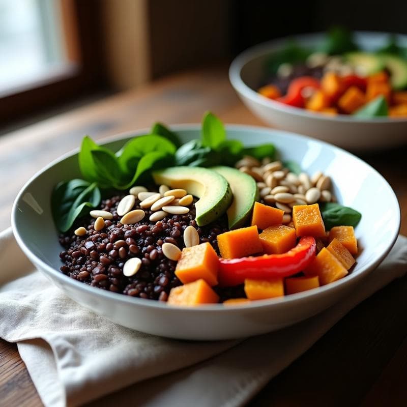 Bowl de Buddha con Arroz Salvaje y Vegetales Asados: Receta Vegana y Equilibrada en 30 Minutos