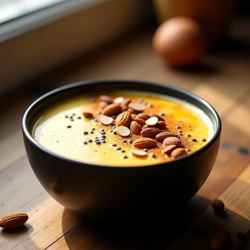 Bowl de Café con Especias Doradas: Receta Keto Energizante sin Azúcar en 10 Minutos