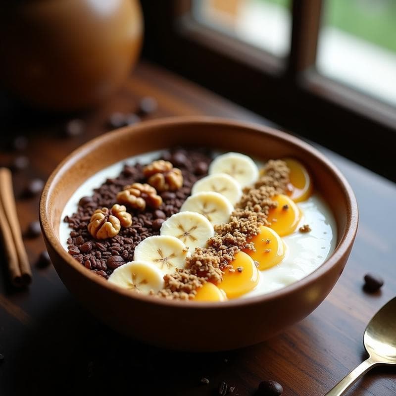 Bowl de Café con Miel y Cáñamo: Receta Energizante Sin THC y Alta en Proteína