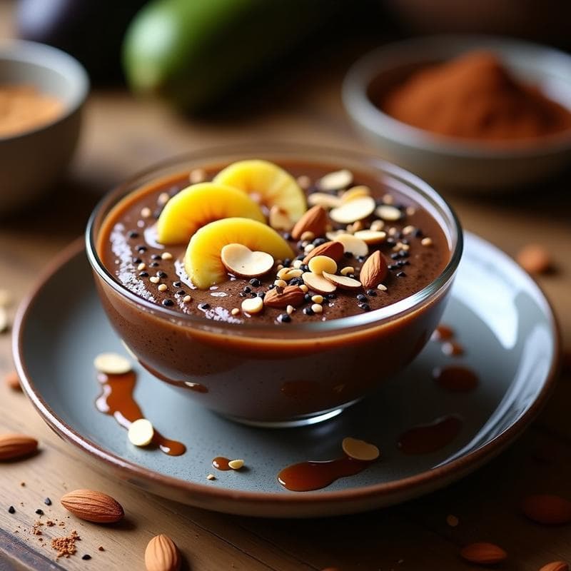 Bowl de Café Mole con Chía Pudding: Receta Mexicana Sin Azúcar y Alta en Energía