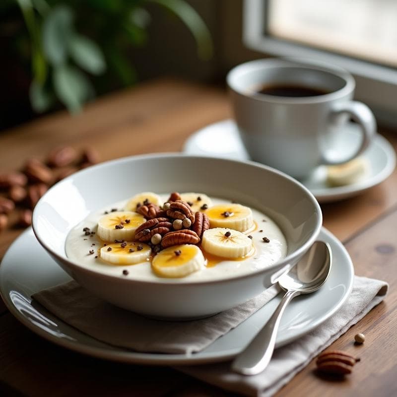 Bowl de Café con Yogur Griego y Nueces: Receta Energética para Desayunos con Proteína Alta