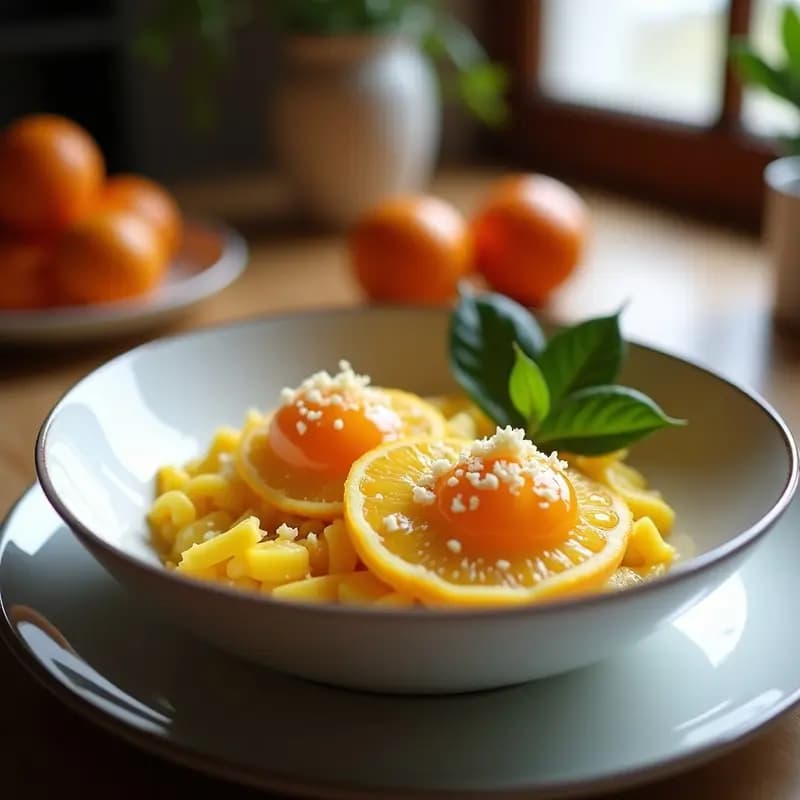 Bowl de Cúrcuma, Arancia y Granadilla: Desayuno Antiinflamatorio Sin Lácteos