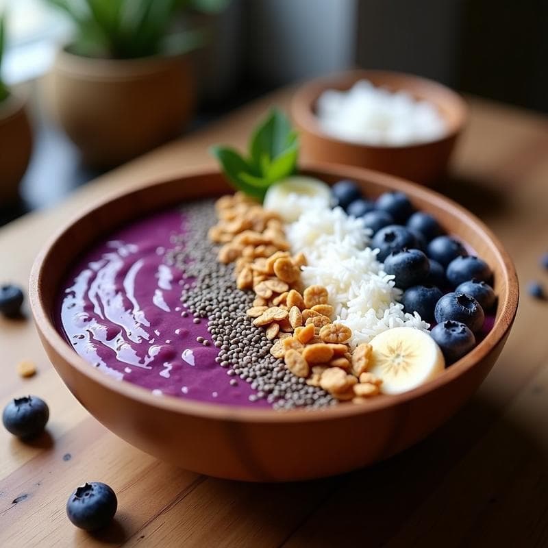 Bowl Energético Amazonas: Receta con Açai y Guaraná para Potencia Total