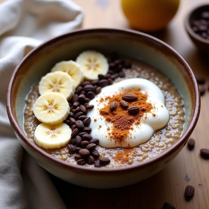 Bowl Energético de Quinoa y Cacao Nibs: Receta Alta en Proteína y Sin Azúcar