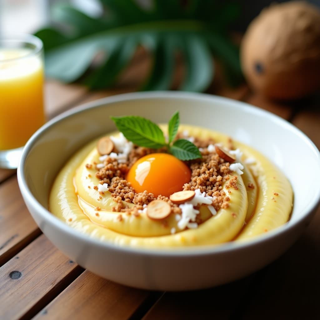 Bowl de Jackfruit Madonna y Granadilla: Desayuno Tropical Sin Azúcar