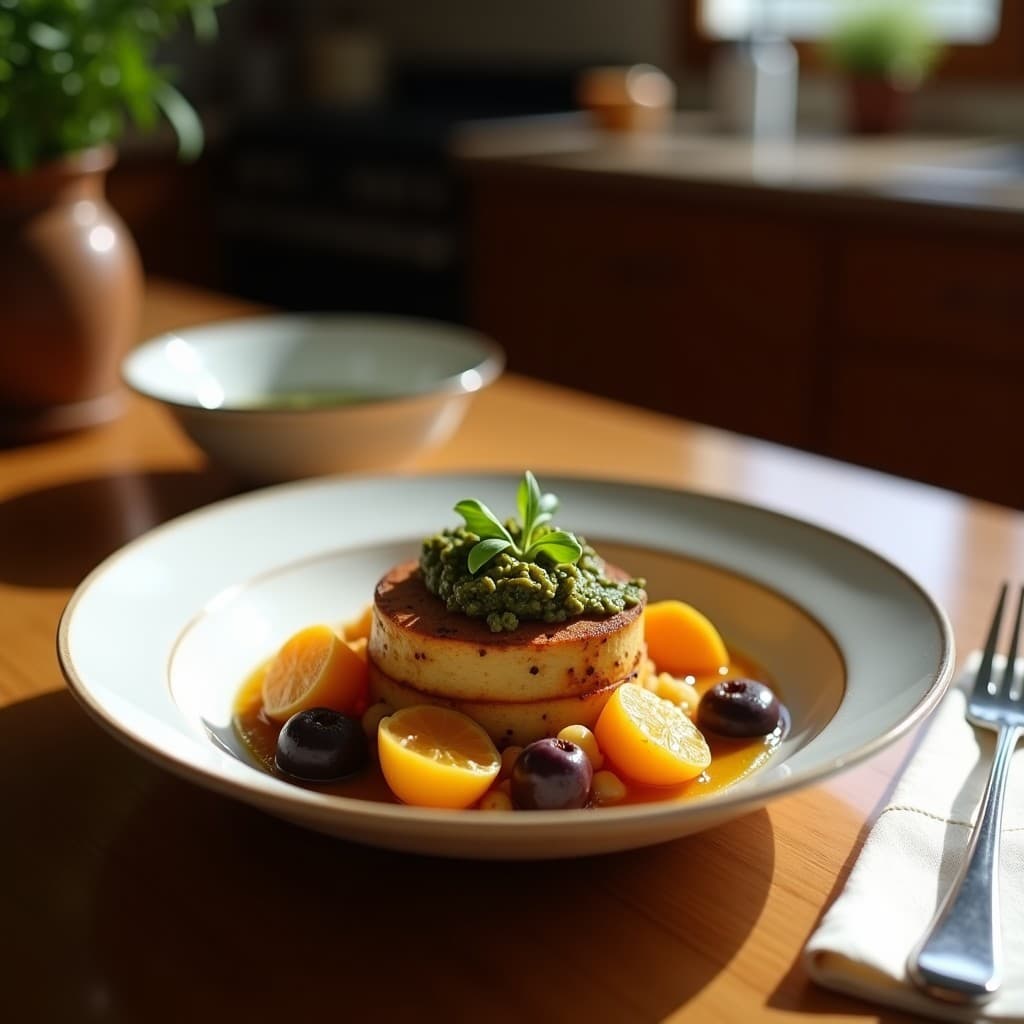 Bowl de Mijo con Berenjena Asada y Pesto de Albahaca Morada: Receta Sin Gluten y Rápida