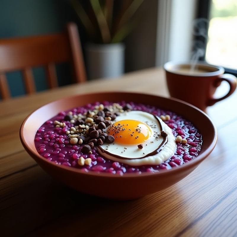 Bowl Morado de Quinoa y Remolacha con Café: Receta Energética y Alta en Antioxidantes