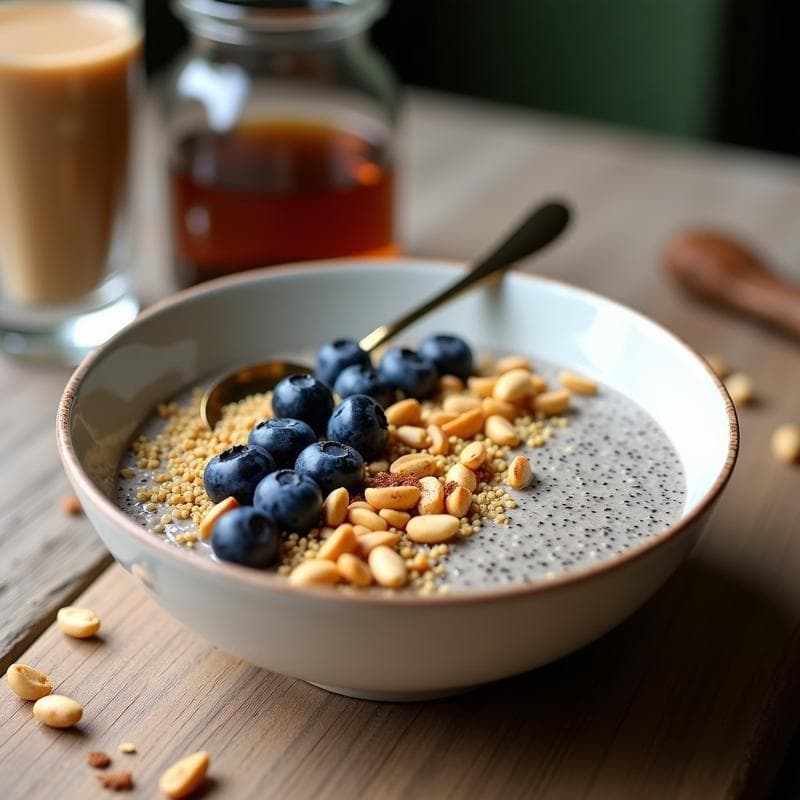 Bowl de Quinoa y Chía con Café: Receta Energética para Desayunos sin Azúcar