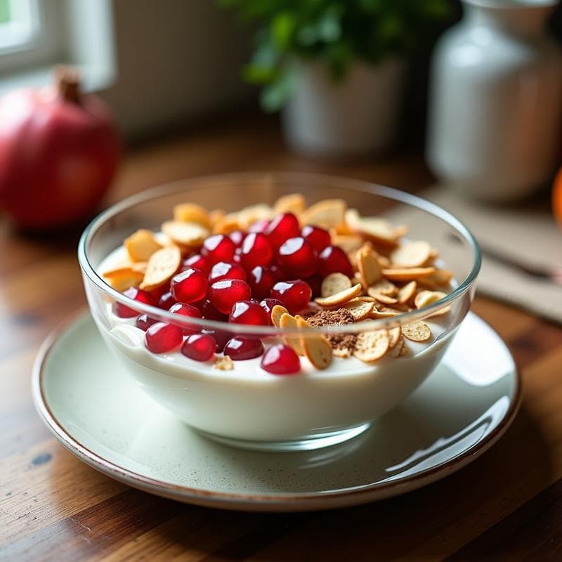 Bowl Probiótico de Yogur Griego y Granada: Receta Saludable en 10 Minutos con Máximo Sabor