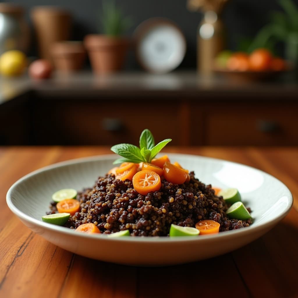 Bowl de Quinoa Negra y Camu Camu con Vinagreta de Lima: Receta Peruana Superfood para Tupper