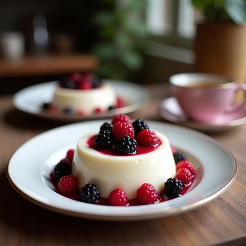 Bowl de Sago con Leche de Coco y Frutas del Bosque: Postre Filipino Sin Gluten y Sin Lácteos