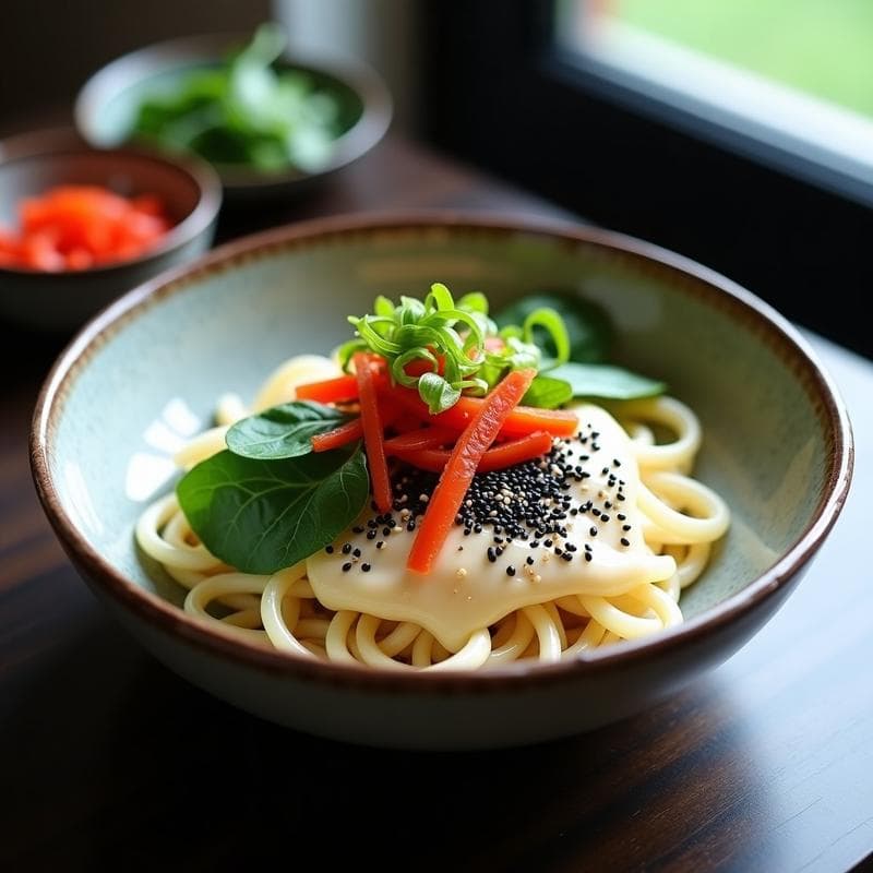 Bowl de Shirataki con Sésamo y Miso: Receta Keto y Sin Gluten en 10 Minutos