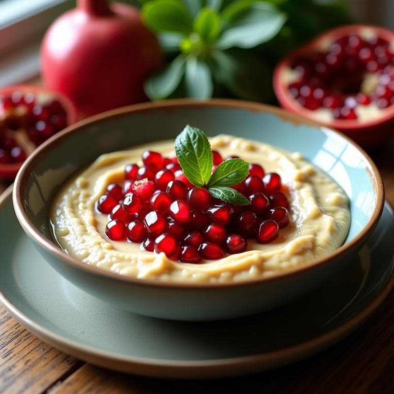 Bowl de Tahini y Granada: Receta Umami en 15 Minutos con Toque Mediterráneo