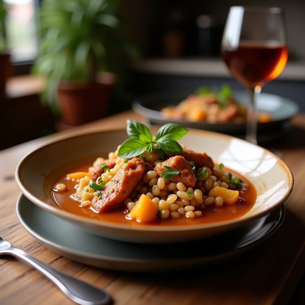 Bowl de trigo negro con pollo al romero y caldo de huesos: Receta alta en colágeno