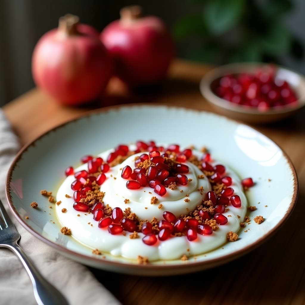 Bowl de Yogur de Coco con Granada y Especias Zaatar: Desayuno Libanés Sin Lácteos