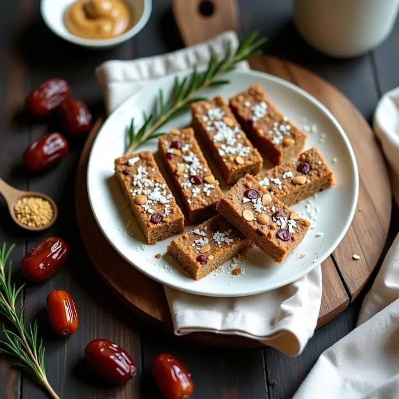 Brannigans de Avena y Dátiles: Barritas Energéticas Irlandesas Sin Horno