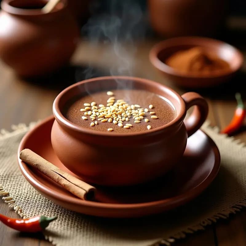 Brevaje de Cacao y Chile: Bebida Mexicana Tradicional con Toque Picante