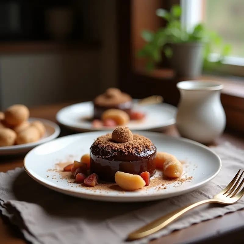 Breno de Chocolate y Avellanas: Postre Suizo Sin Azúcar con Endulzante Natural