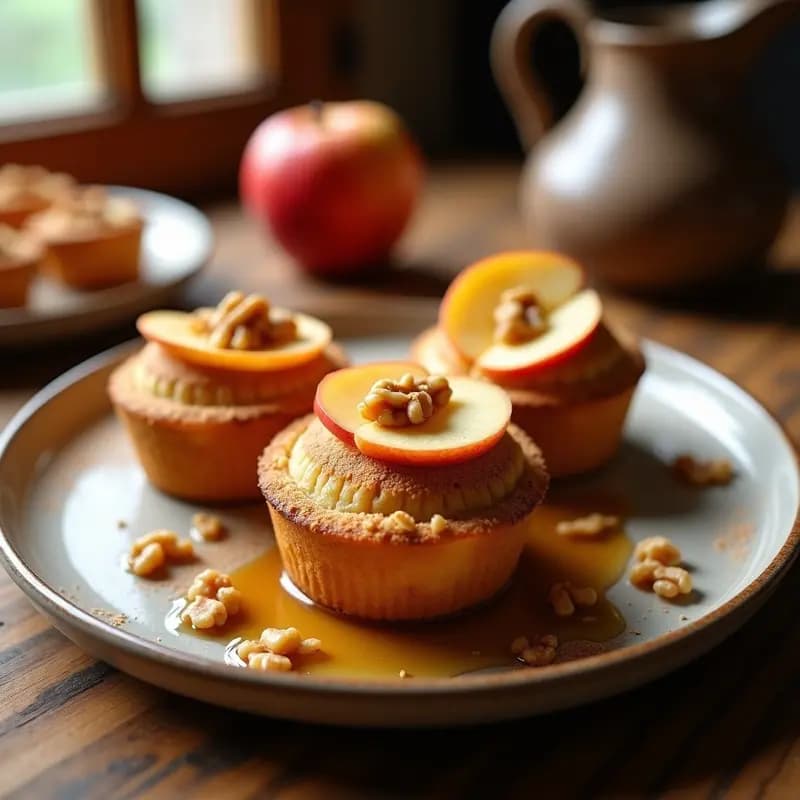 Brevilles de Manzana y Canela sin Harina: Postre Francés Vegano y Sin Gluten