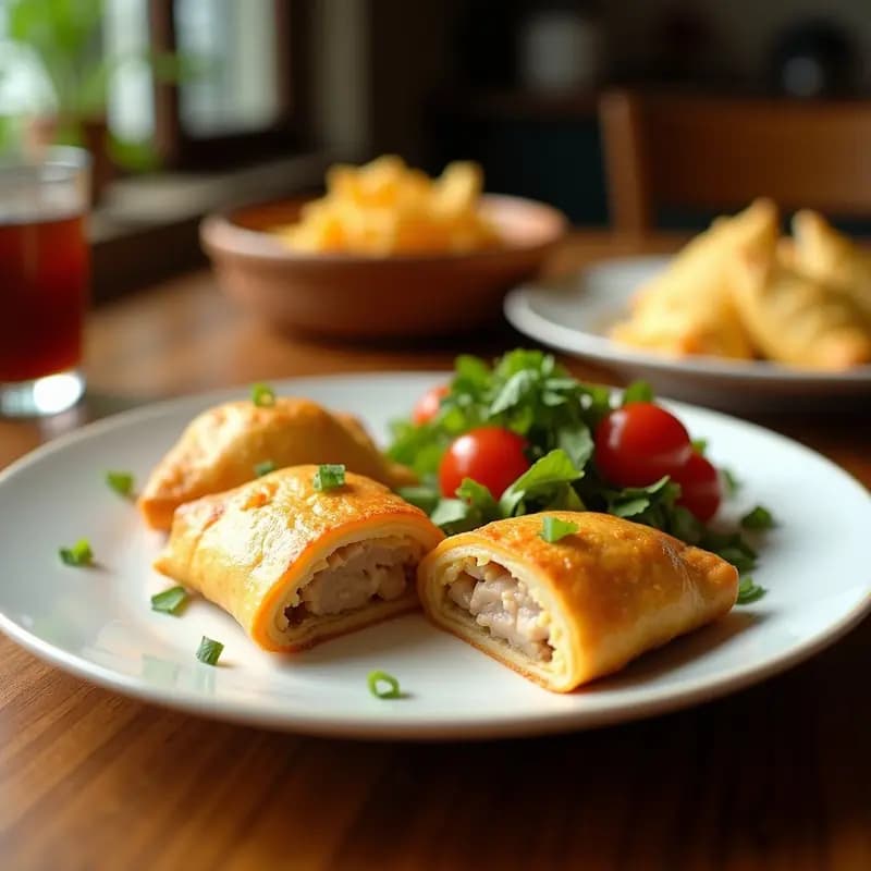 Brick de Atún y Huevo: Empanadilla Tunecina Crujiente en Airfryer