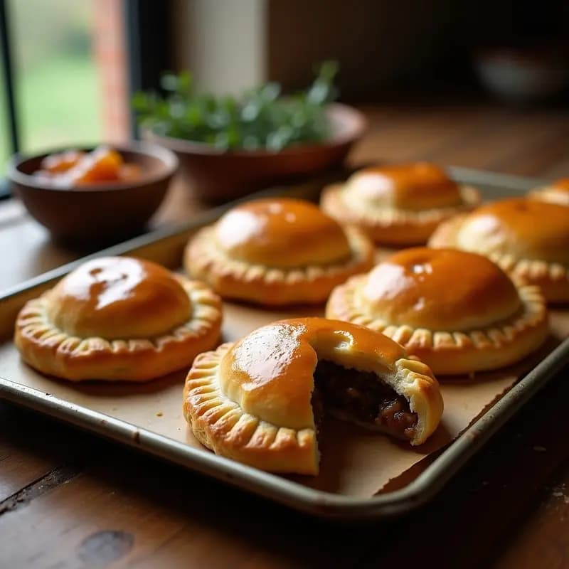 Bridies de Carne y Cebolla: Empanadillas Escocesas Tradicionales en 30 Minutos
