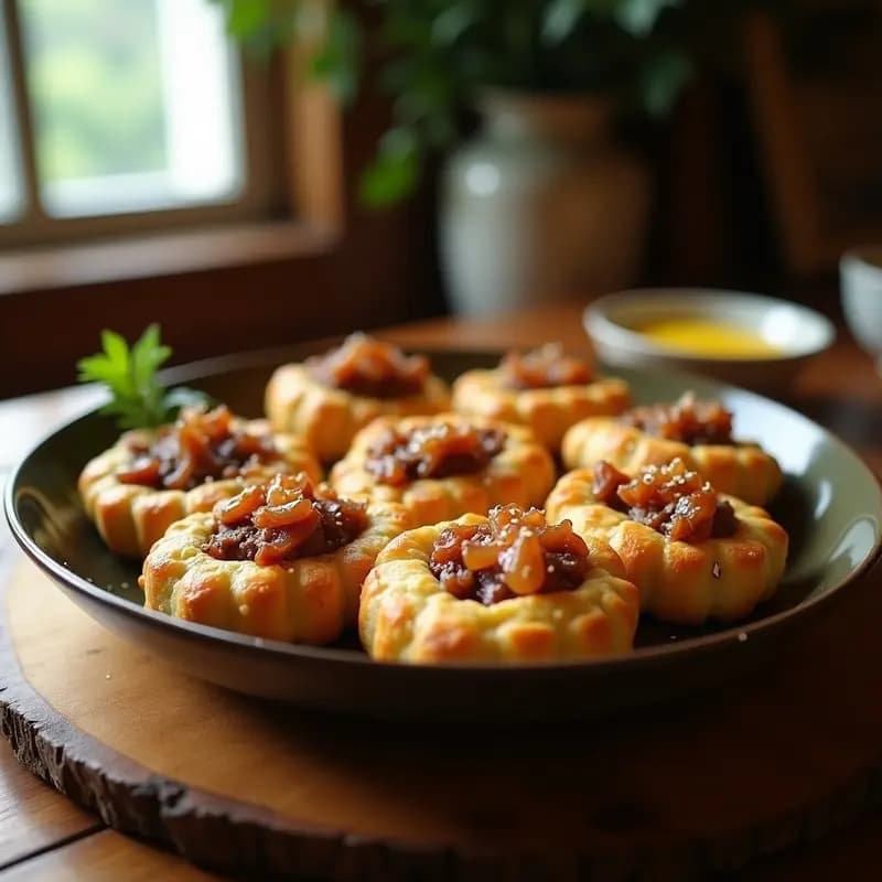 Bridies Escoceses de Cordero y Cebolla Caramelizada: Aperitivo Tradicional en Airfryer