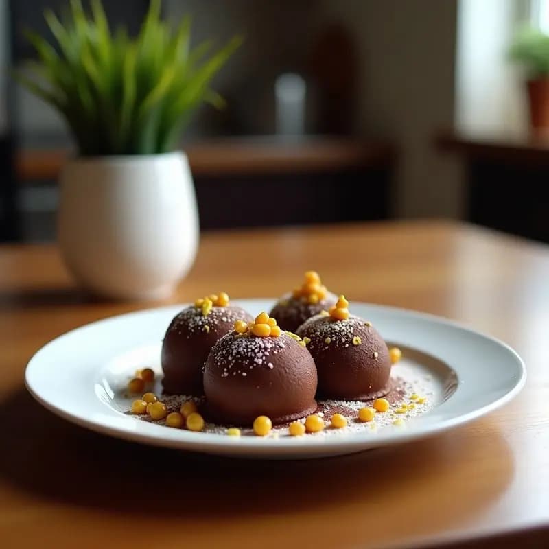 Brigadeiro de Cacao y Almendras: Postre Brasilero Sin Azúcar con Endulzante Natural
