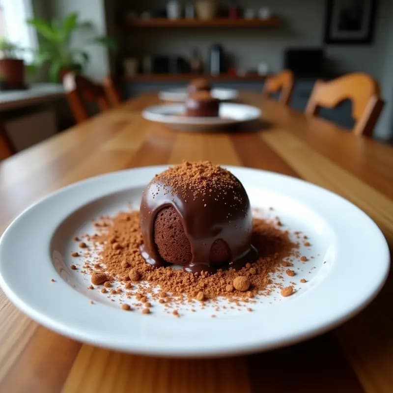 Brigadeiro de Cacao y Avena: Dulce Brasileño Keto y Sin Lactosa