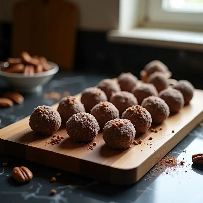 Brigadeiro de Cacao y Dátiles: Postre Brasileño Keto Sin Leche Condensada