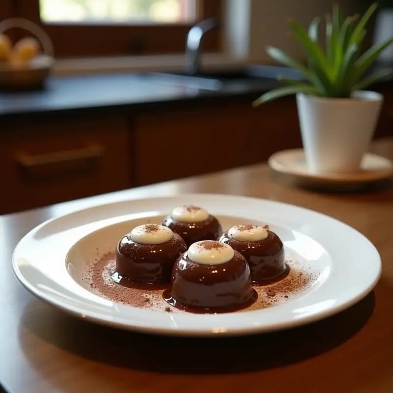 Brigadeiro Brasilero con Cacao y Queso Crema: Postre en 2 Ingredientes