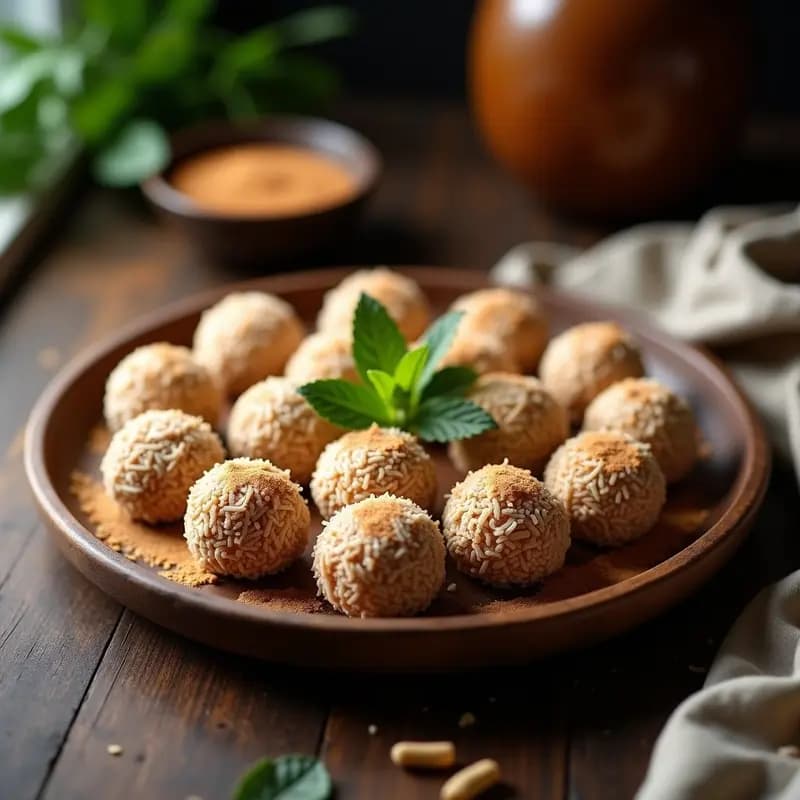 Brigadeiro de Castaña de Cajú: Dulce Brasileño Sin Lácteos y con Toque de Canela