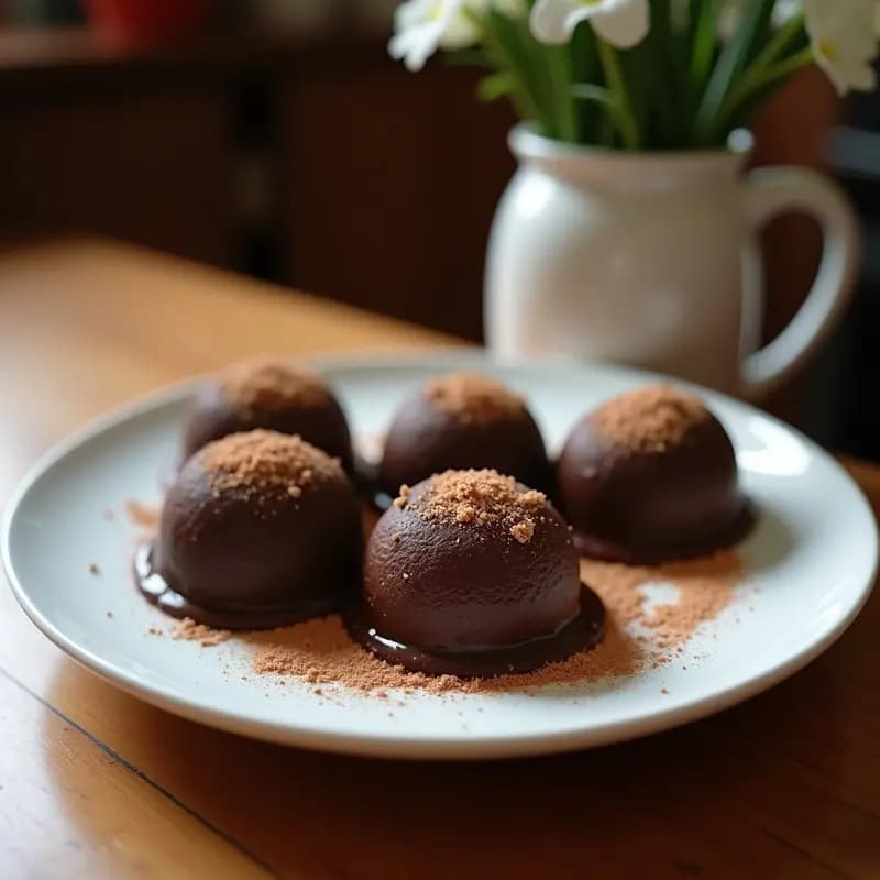 Brigadeiro de Chocolate y Castañas: Postre Brasileño Sin Azúcar con Stevia